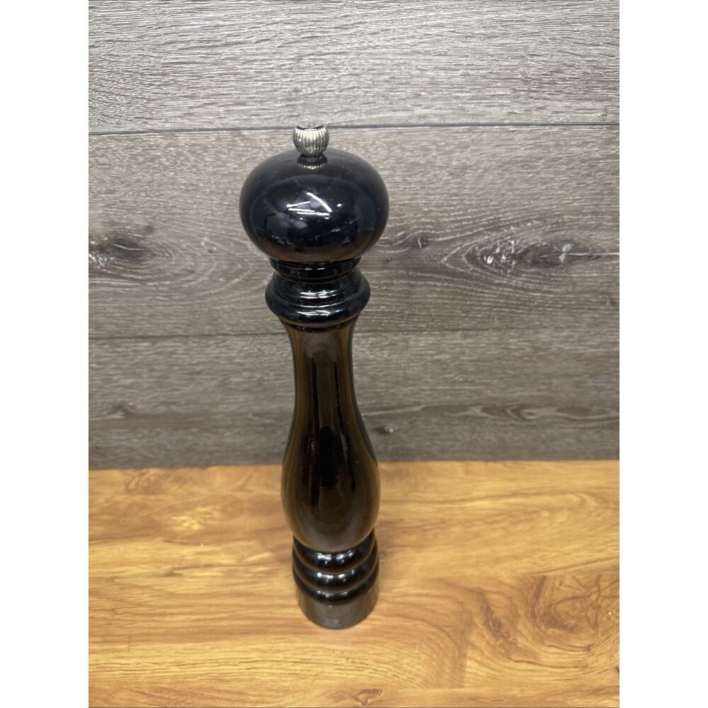 Peugeot Paris Black Lacquer Extra-Large Pepper Mill 16” Tall - Picture 4 of 7